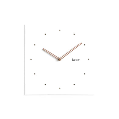 (D) Sleek Modern Square Wall Clock for Stylish Timekeeping (Without Numbers, Medium)