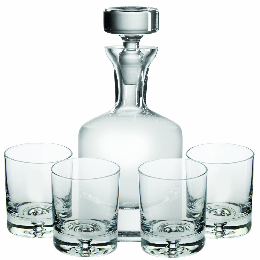 Ravenscroft Crystal Buckingham 32 oz Whisky Decanter 5-piece Gift Set, Lead-Free
