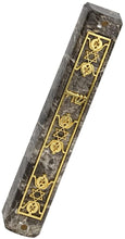 (D) Judaica Plastic Marble Style Mezuzah Case, Metal