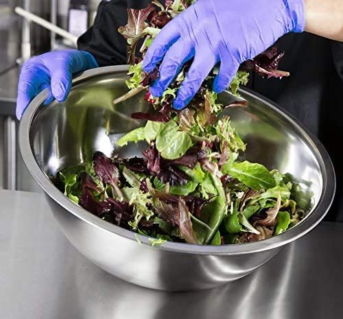 Stainless Steel Large Mixing Bowl for Cooking 13-16-20-30 Q 4 Pc, Bakeware