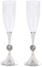 (D) Champagne Wedding Glasses, Set of 2 Toasting Flutes, Gift Sets For Couples