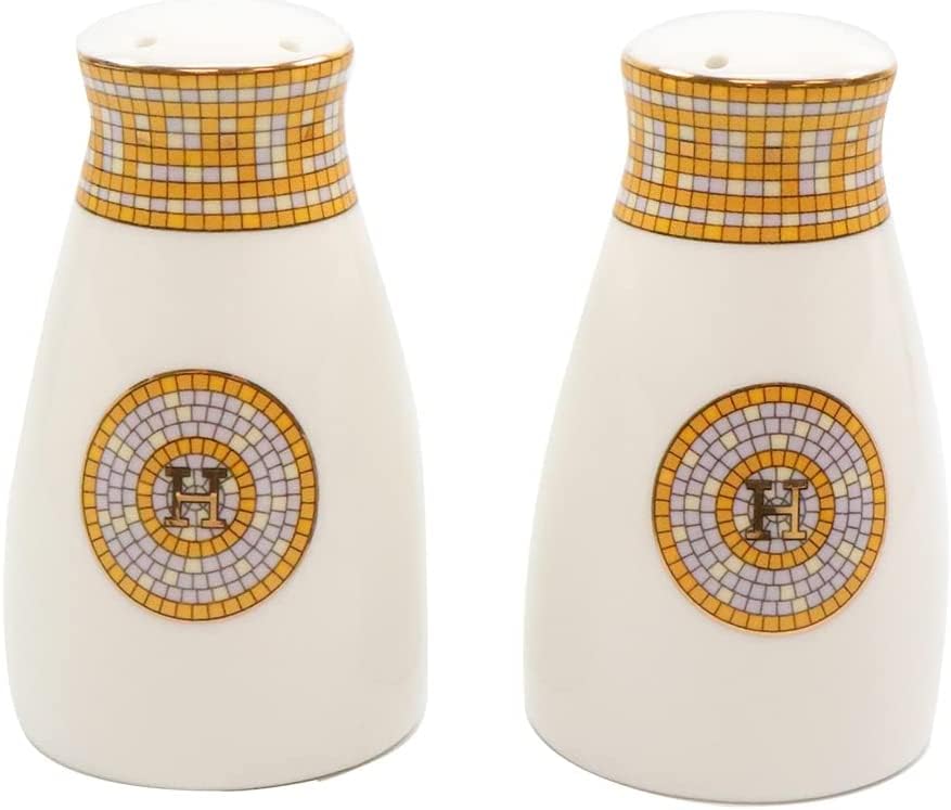 Royalty Porcelain 44-pc Dinner Set, Mosaic, 24K Gold Plated Bone China Porcelain