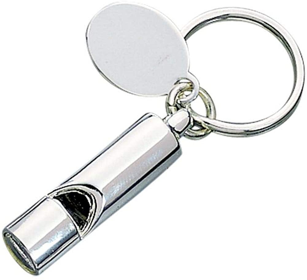 (D) Silver key Chains for Men, Women Gift for Coach (Whistle 2)