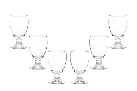 Provenza Multi-Purpose Glasses 10.5 Oz, Modern Water Goblets Set of (6)