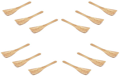 (D) Wooden Spatula Nonctick Berard Vintage Curved Cooking Utensils 12 PC