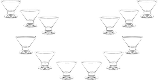 Imperial Martini Glass Bowl, Ice Cream Bowl, Dessert Cup 7.5 Oz, Set of (12)