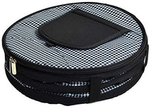 (D) Collapsible Party Tub 24 Can, Picnic Bag for Pie or Cake (Black White)