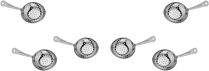 Julep Strainer, Stainless Steel, Barware 6-1/8" x 2-7/8" x 1-1/2" Set of 1, 2, 6, or 12