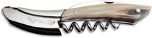 (D) Laguiole Sommelier Waiter's Corkscrew with Solid Horn Handle