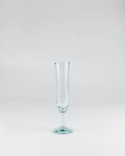 (D) Glass Champagne Flute 6 Pc Glass, Clear Stemmed Glass Drinkware Recycled