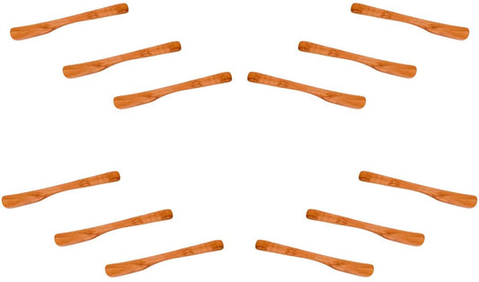 (D) Canape Spreaders - Wooden Cream Cheese Peanut Butter Knife Berard (12 PC)