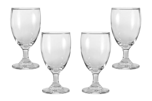 Provenza Water Glasses 10.5 Oz, Modern Cocktail Goblets Set of (4)