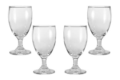 Provenza Water Glasses 10.5 Oz, Modern Cocktail Goblets Set of (4)