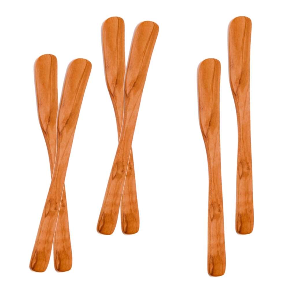Berard Canape Spreaders - Wooden Cream Cheese Peanut Butter Spreader for Mustards, Confits, Jams Set of 6 or 12