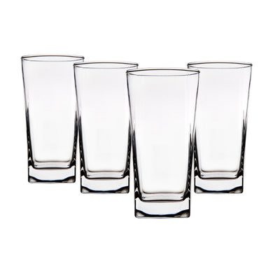 Clear Series Square Highball Glass (Set of 4)