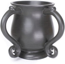 (D) Judadica Polyresin Grey Wash Cup with 2 Handles Jewish