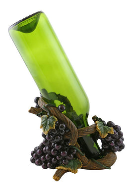 (D) Wine Bottle Holder, Grapevine for Dining Table & Bar Counter