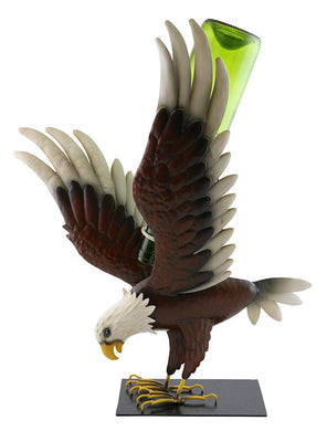 (D) Wine Bottle Holder, Brown Eagle, Bar Counter Decoration