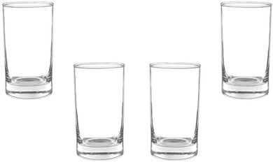 Lexington Beverage Rocks Juice Glasses 11.5 Oz, Modern Clear Glassware Set of (4)