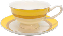 Royalty Porcelain 20 Pc 'Honey' Luxury Yellow Dinner Set, Premium Bone China