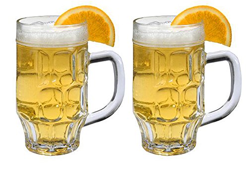 SET of 1 or 2-pc Luminarc 17 Oz Crystal-Clear Beer and Beer Cocktails Mugs (2)