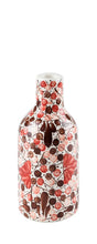 (D) Ceramic Small Bottle, Farmhouse Home Decor Bottle Shaped Dots