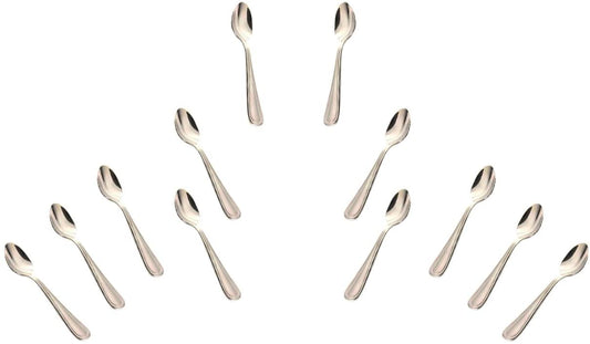 Stainless Steel Demitasse Spoon, Flatware Set 'Atlant' for (12)