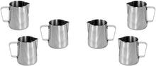 Frothing Milk Pitcher, Stainless Steel, Mirror Finish, Barware 20 oz Set of 1, 2, 6, or 12