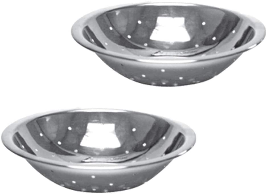 Stainless Steel Perforated Mixing Bowl for Cooking, Bakeware 2PC