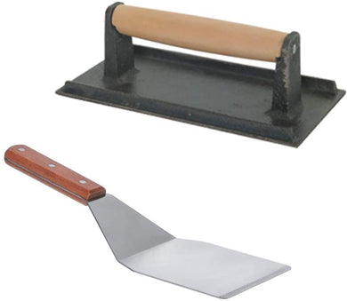 Steak Weight and Hamburger Turner, Cast Iron 5