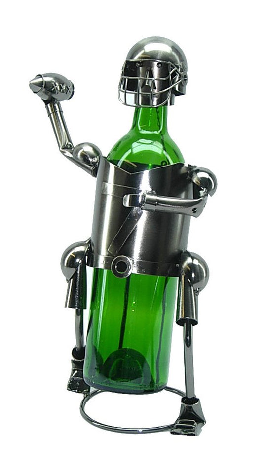(D) Wine Bottle Holder, Football Player, Bar Counter Decoration