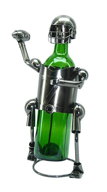 (D) Wine Bottle Holder, Football Player, Bar Counter Decoration