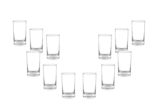 Lexington Beverage Rocks Juice Glasses 11.5 Oz, Modern Clear Glassware Set of (12)