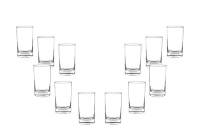 Lexington Beverage Rocks Juice Glasses 11.5 Oz, Modern Clear Glassware Set of (12)