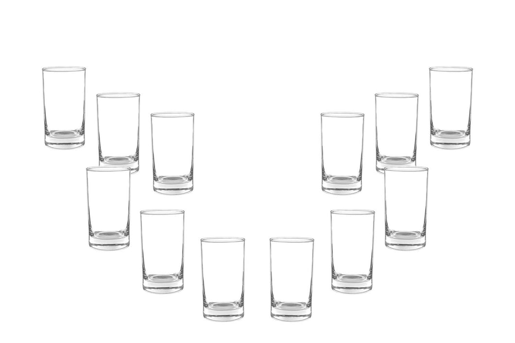 Lexington Beverage Rocks Juice Glasses 11.5 Oz, Modern Clear Glassware Set of (12)