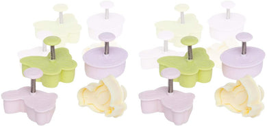 Ateco 1991 Plunger 2'' Easter Cutters Set, Bakeware (2 Sets x 4PC)
