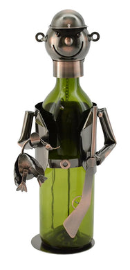 (D) Wine Bottle Holder, Hunter, Bar Counter Decoration, Gift for Man