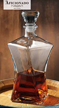 Denizli Spirits 'Aficionado Diamond' Whiskey Bottle Handmade Glass Decanter 25 Oz - Lead Free