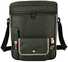 (D) Wine and Cheese Cooler Tote, Picnic Backpack Bag, for Outdoor Gary