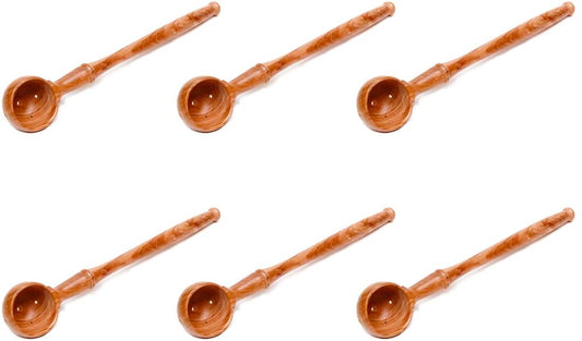 (D) Olive Wood Spoon, Vintage Berard French Hand Made Cooking Utensils (6 PC)