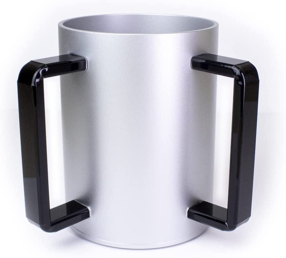 (D) Judaica Lucite Wash Cup Jewish with 2 Handles