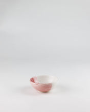 (D) Handmade Ceramic Ramen Bowl Set of 3, Hand-Painted in Blue, Pink, Rainbow