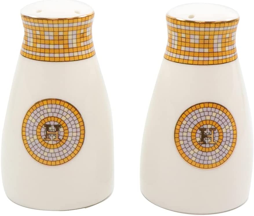 Royalty Porcelain 58-pc 'Mosaic' Dinner Set, Luxury Bone China 24K Gold