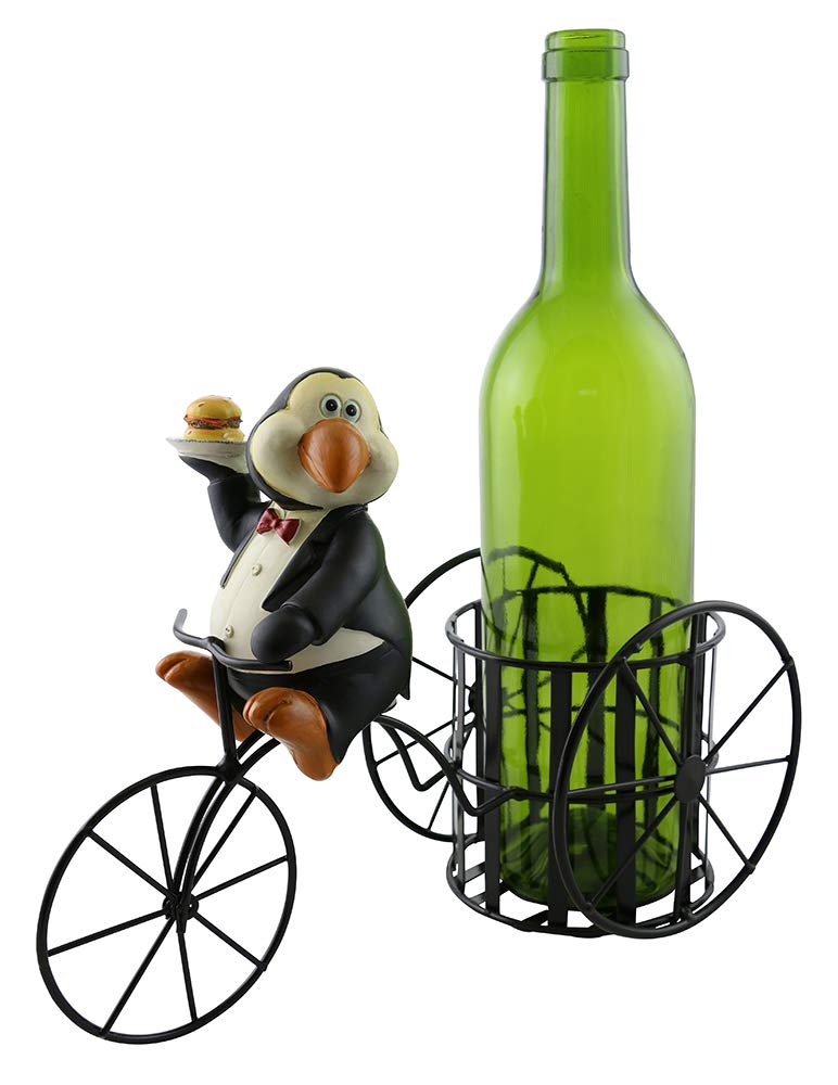 (D) Wine Bottle Holder, Penguin, Bar Counter Decoration