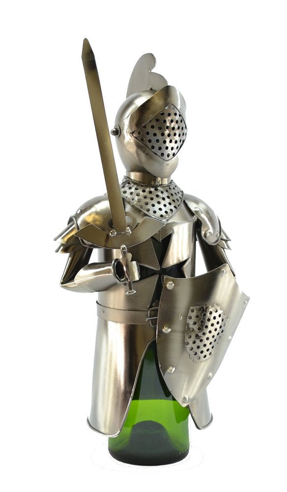 (D) Wine Bottle Holder, Knight, Bar Counter Decoration