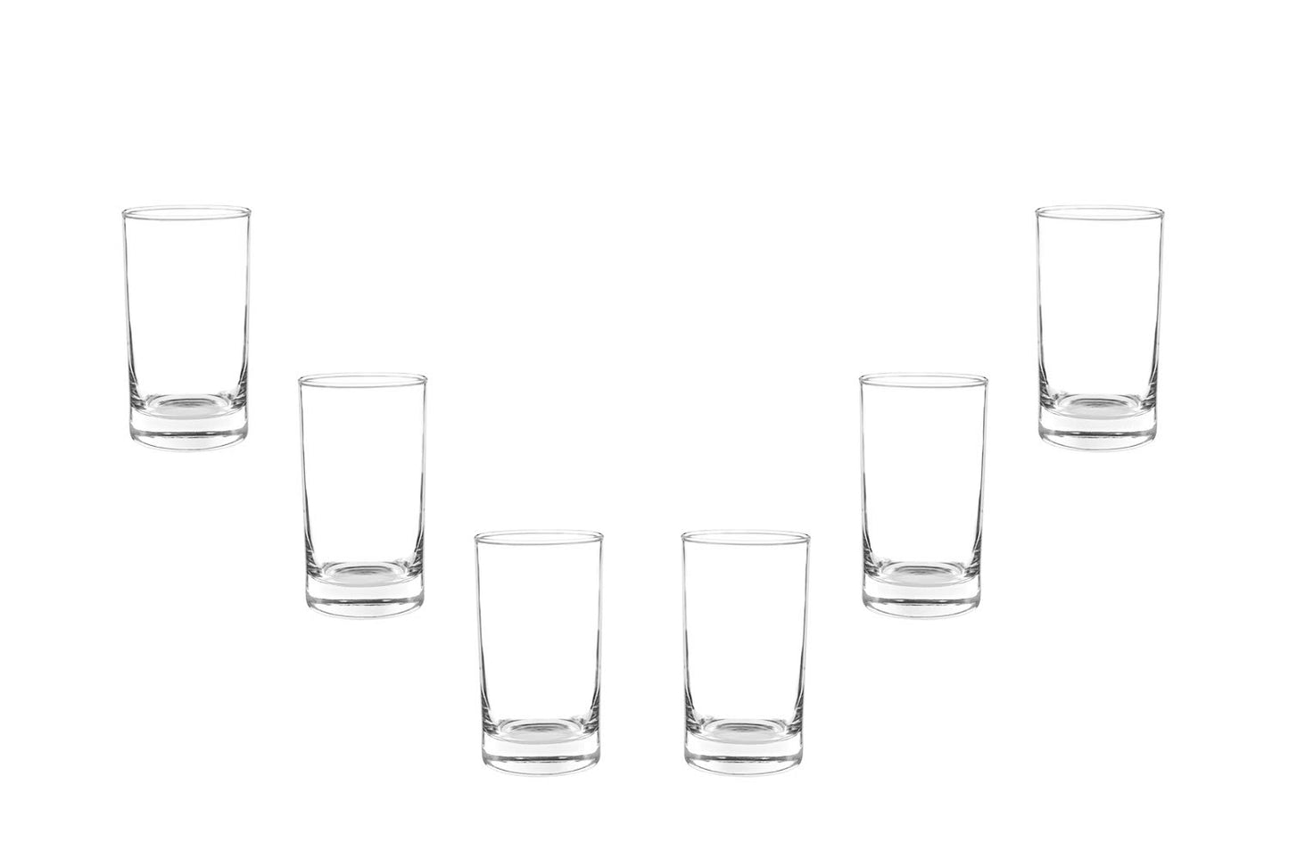 Lexington Beverage Rocks Juice Glasses 11.5 Oz, Modern Clear Glassware Set of (6)