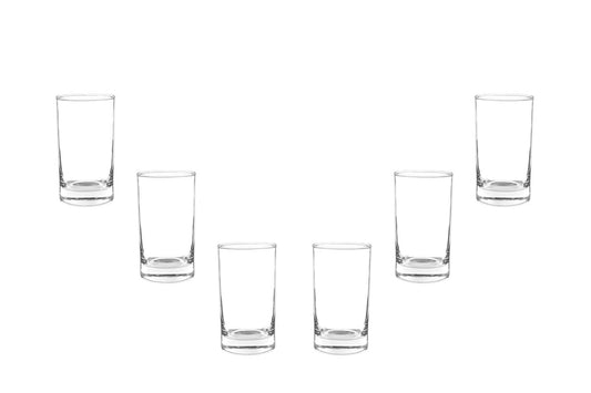Lexington Beverage Rocks Juice Glasses 11.5 Oz, Modern Clear Glassware Set of (6)