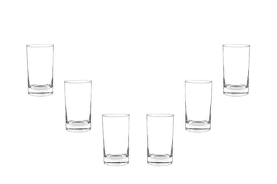 Lexington Beverage Rocks Juice Glasses 11.5 Oz, Modern Clear Glassware Set of (6)