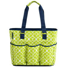 (D) Extra Large Insulated Cooler Tote, Backpack Bag for Outdoor (Trellis Green)