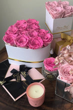 (D) Luxury Long Lasting Roses in a Box, Preserved Flowers Grand Heart (Yellow)